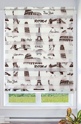 Baskılı Zebra Perdeler