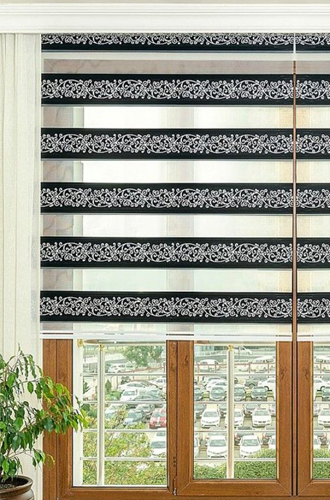 Jakar Desen Zebra Perdeler