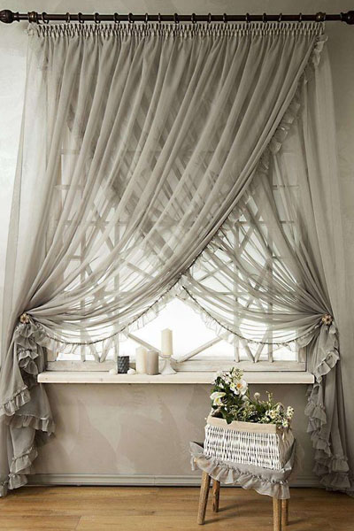 Drapeli Tül Perdeler