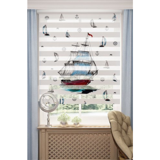 Genç Odası Zebra Perde