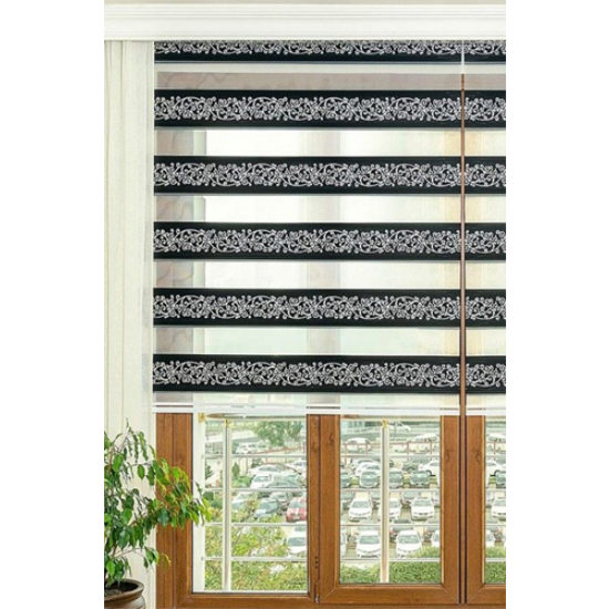 Jakarlı Zebra Perde