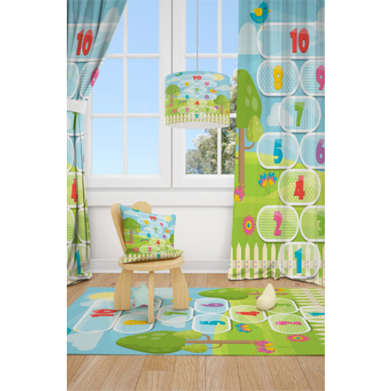 Çocuk Odası Fon Perde